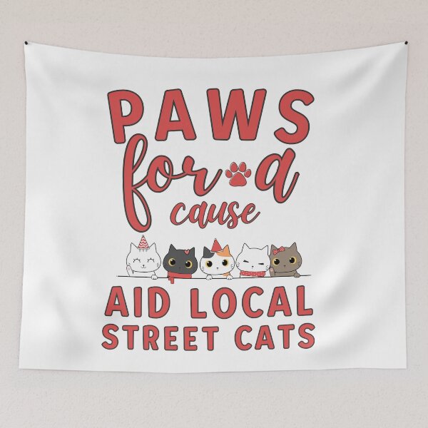 Item preview, Paws For A Cause: Aid Local Street Cats designed and sold by DesignDazzles.