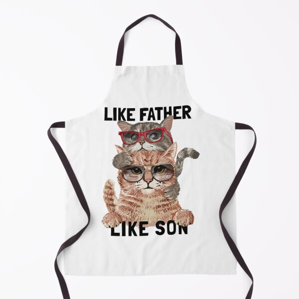 Item preview, like father like son cat, cat family sunglasses, cat family quotes designed and sold by GreyStanzione1.