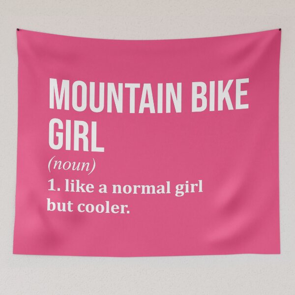 Item preview, Mountain Bike Girl Definition MTB for Women designed and sold by XCIV.