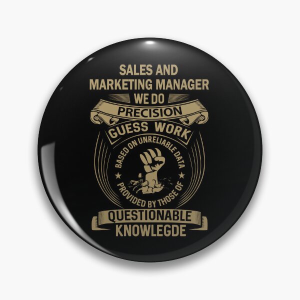Item preview, Sales And Marketing Manager designed and sold by MiraclePitts.