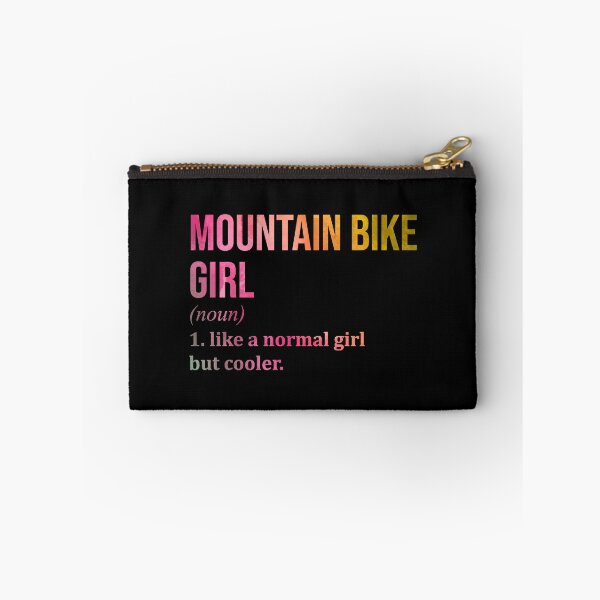 Item preview, Mountain Bike Girl Definition MTB in Watercolor designed and sold by XCIV.