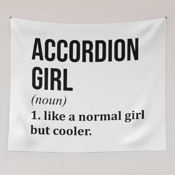 Item preview, Accordion Girl Definition Accordion designed and sold by XCIV.