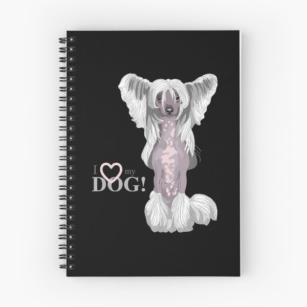 Item preview, Chinese crested dog, long hair dog portrait, cute dog  designed and sold by GreyStanzione1.