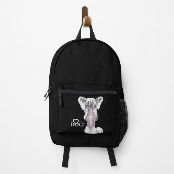 Item preview, Chinese crested dog, long hair dog portrait, cute dog designed and sold by GreyStanzione1.