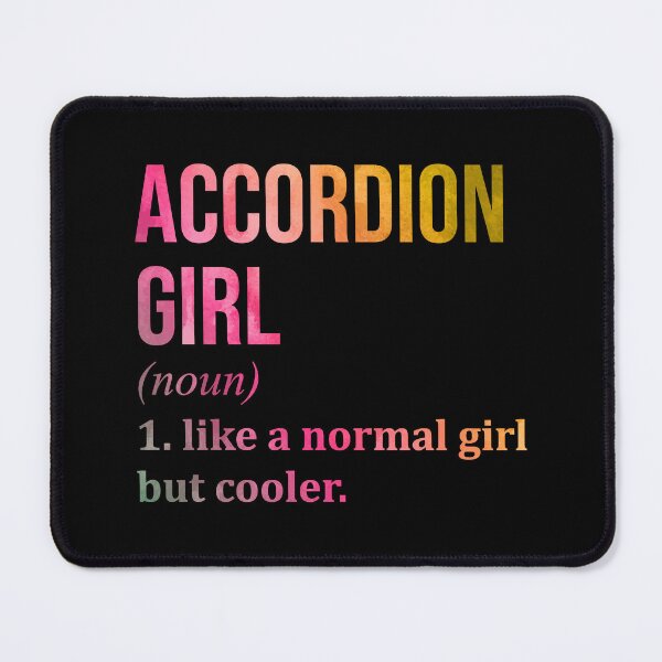 Item preview, Accordion Girl Definition Accordion in Watercolor designed and sold by XCIV.