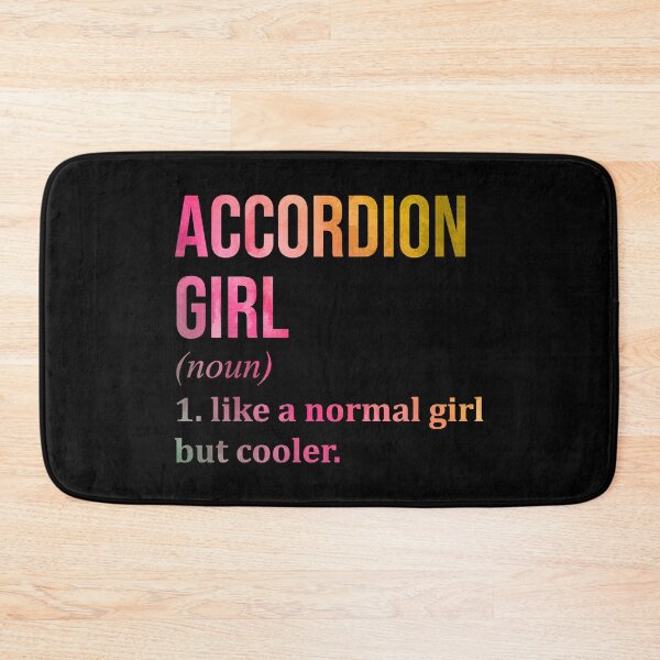 Item preview, Accordion Girl Definition Accordion in Watercolor designed and sold by XCIV.