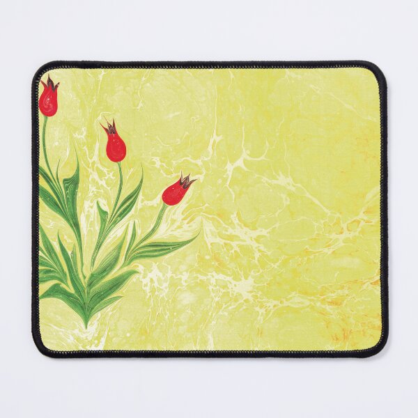 Item preview, Abstract marbling floral pattern design designed and sold by bozarslan.