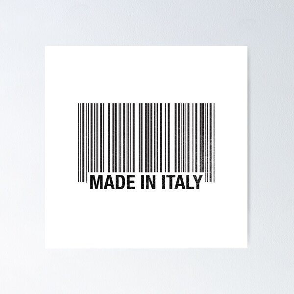 Item preview, barcode made in italy designed and sold by JAG2B.