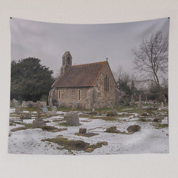 Item preview, Seasalter Old Church In Winter designed and sold by Dave Godden.