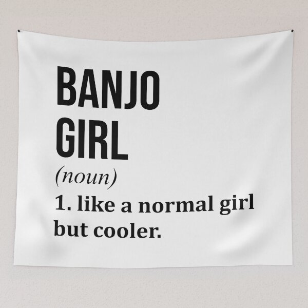 Item preview, Banjo Girl Definition Banjo designed and sold by XCIV.