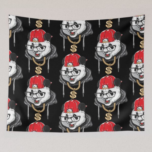 Item preview, hiphop panda, panda hiphop style, panda cartoon hiphop designed and sold by GreyStanzione1.