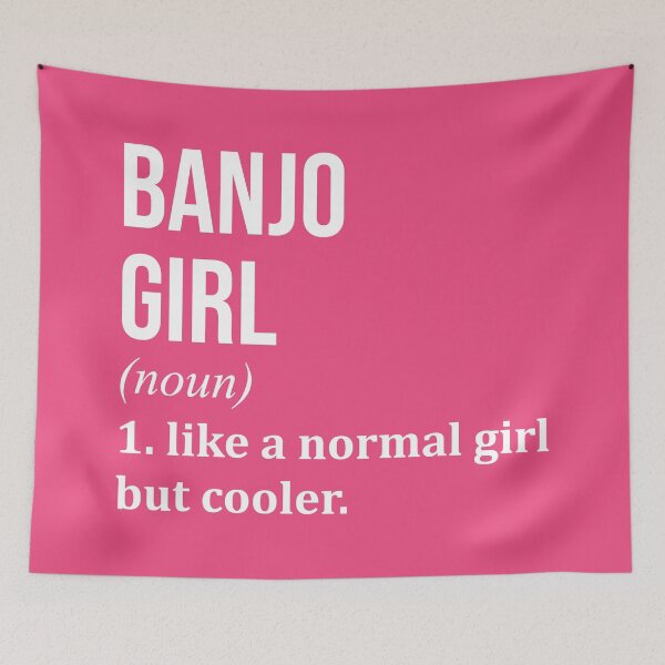 Item preview, Banjo Girl Definition Banjo for Women designed and sold by XCIV.