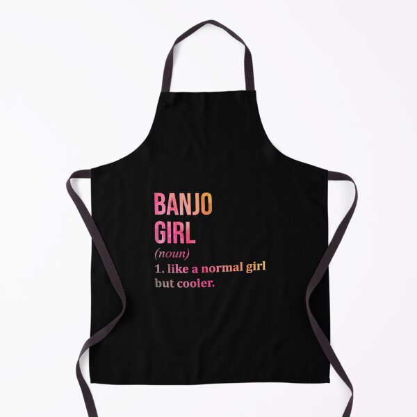 Item preview, Banjo Girl Definition Banjo in Watercolor designed and sold by XCIV.
