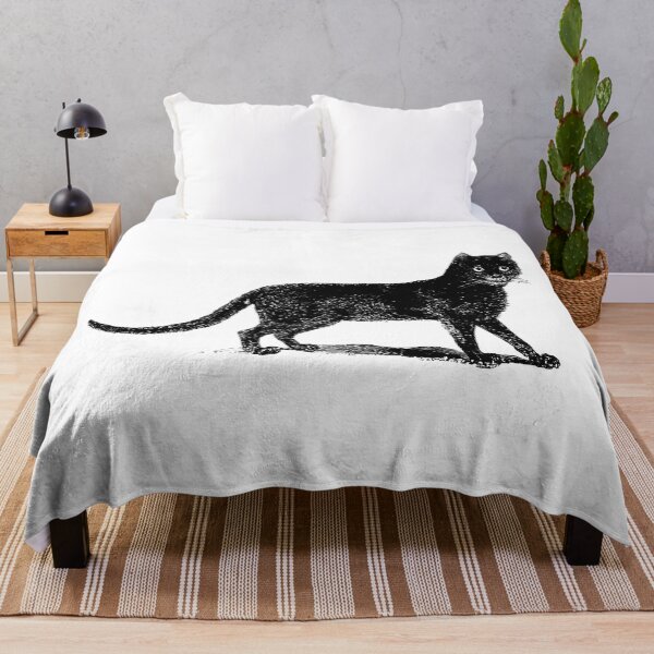 Item preview, Black cat walking designed and sold by Creator's Gate.