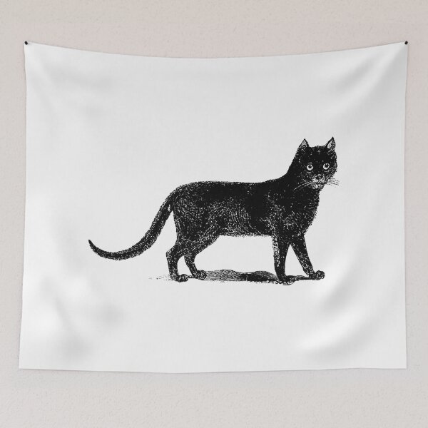Item preview, Gato negro caminando designed and sold by Creator's Gate.
