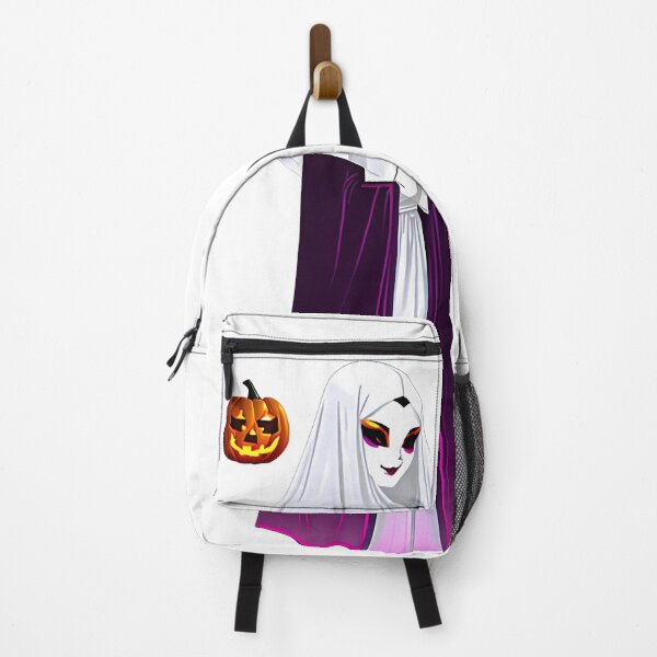 Item preview, The white Nun and the Halloween Pumpkin designed and sold by Mido-artister.