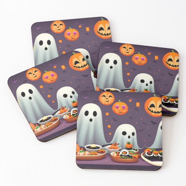 Item preview, Ghosts Eating Sushi designed and sold by TeeTrendzLondon.