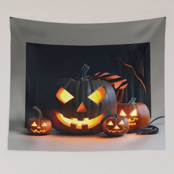Item preview, Lamp Pumpkin Halloween designed and sold by meaningspace.