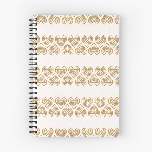 Item preview, Graphic boho hearts gold beige designed and sold by aliceandida.