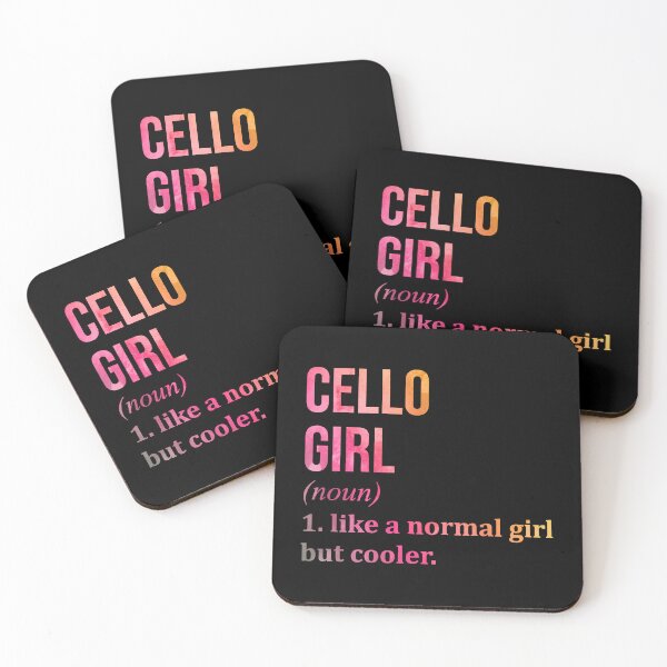 Item preview, Cello Girl Definition Cello in Watercolor designed and sold by XCIV.