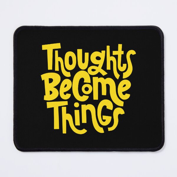 Item preview, Thoughts Become Things T-shirt | Motivational Clothing for Sale | Inspiration Clothing designed and sold by digizonebydas.