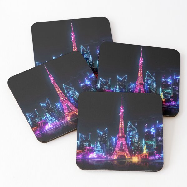 Item preview, Tokyo Tower Glows at Night designed and sold by ZedOhEe.