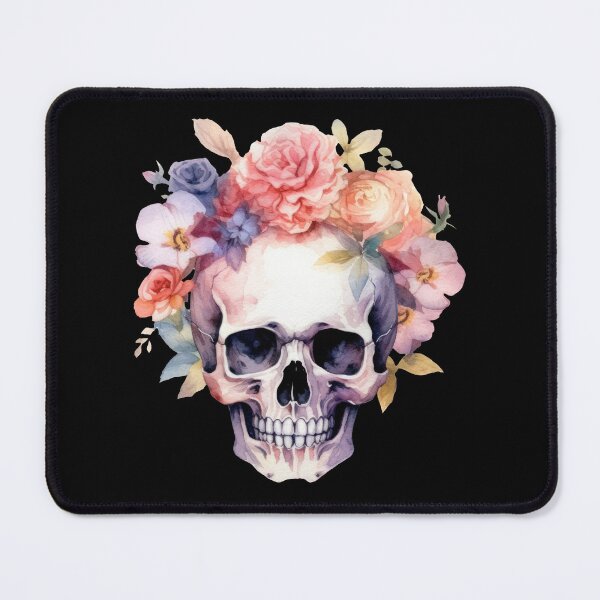 Item preview, Floral Frida Calavera designed and sold by mann-doodles.