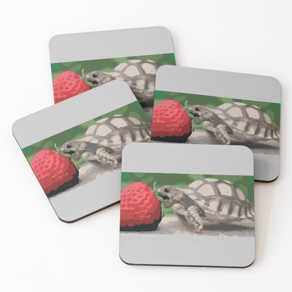 Item preview, Tortoise vs Strawberry designed and sold by Corner-Distro.