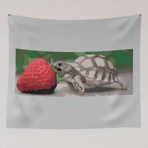 Item preview, Tortoise vs Strawberry designed and sold by Corner-Distro.