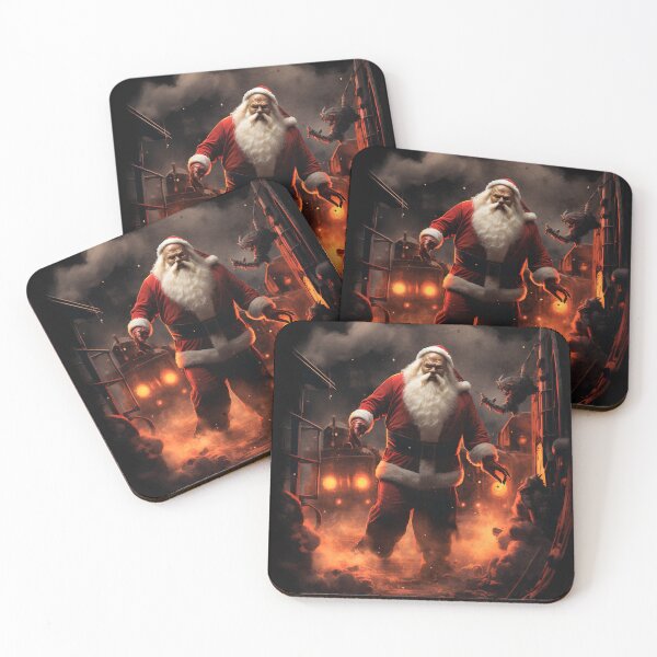 Item preview, The Spirit of Christmas Persists Santa Claus in Battle designed and sold by DarkScienses.