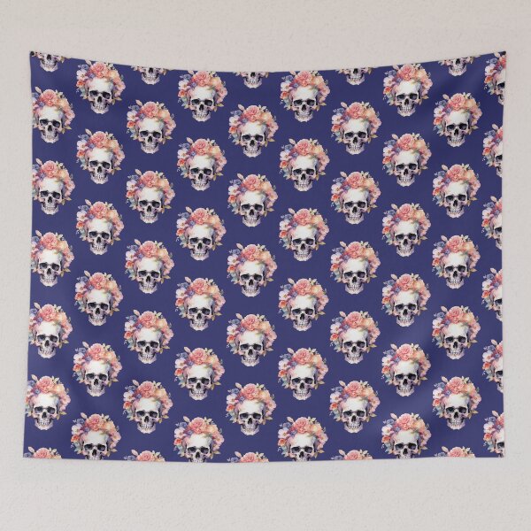Item preview, Frida Floral Calavera designed and sold by mann-doodles.
