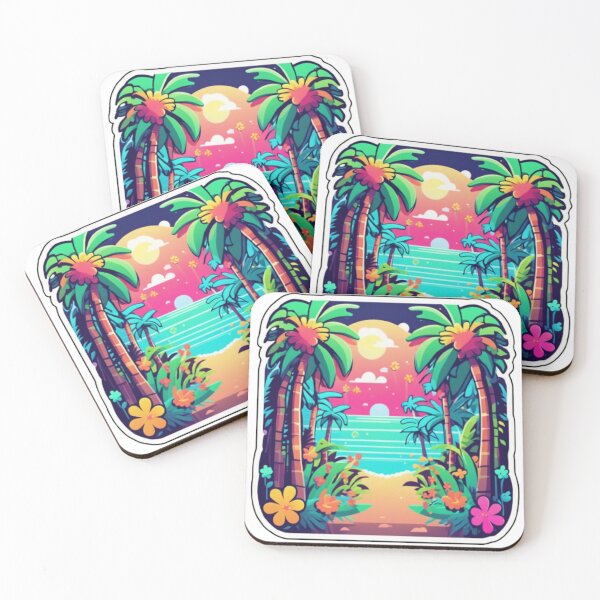 Item preview, Tropical Pixel Dreamland designed and sold by PixlAsh.