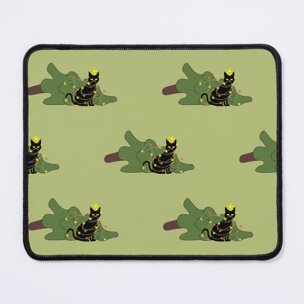 Item preview, Black cat dropped Christmas tree designed and sold by AnnArtshock.