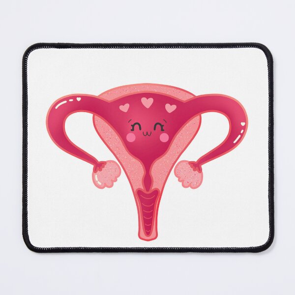 Item preview, Uterus Female Reproductive System Cute Character designed and sold by ZayamiArt.