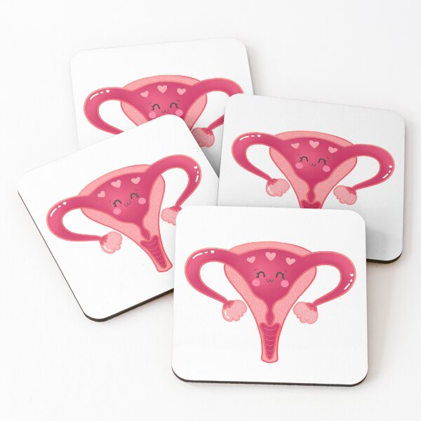 Item preview, Uterus Female Reproductive System Cute Character designed and sold by ZayamiArt.