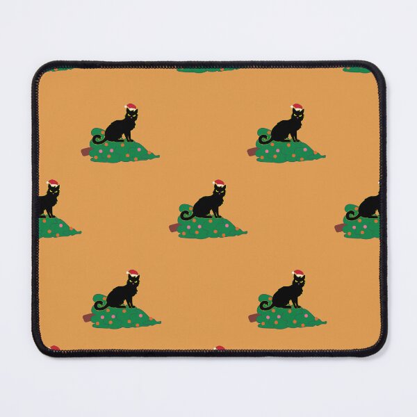 Item preview, Evil black cat dropped Christmas tree designed and sold by AnnArtshock.