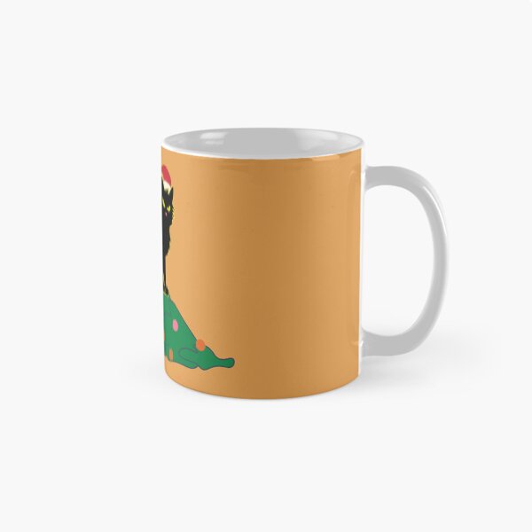 Item preview, Evil black cat dropped Christmas tree designed and sold by AnnArtshock.