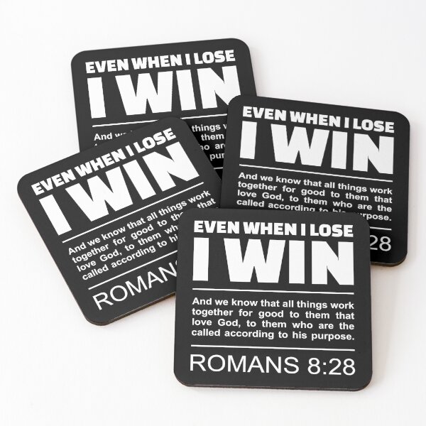 Item preview, Romans 8:28 - All Things Work For My Good - Bible Scripture designed and sold by Vector-Artist.