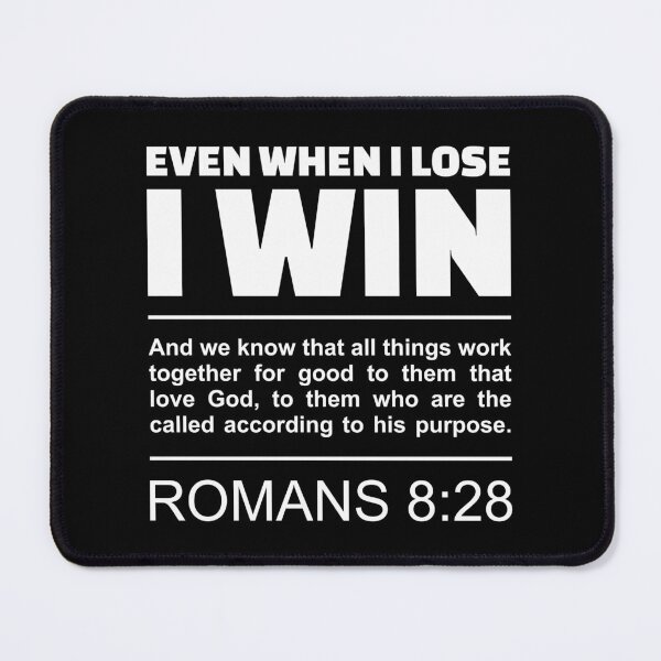 Item preview, Romans 8:28 - All Things Work For My Good - Bible Scripture designed and sold by Vector-Artist.
