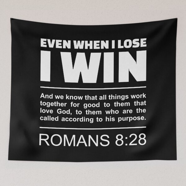 Item preview, Romans 8:28 - All Things Work For My Good - Bible Scripture designed and sold by Vector-Artist.