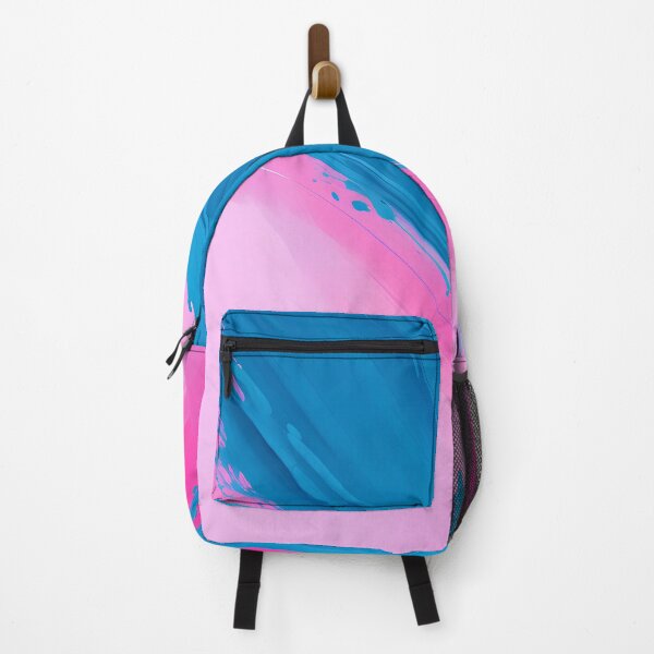 Item preview, Blue Brush Strokes Meet Pink: A Fusion of Artistic Hues designed and sold by JAMESAMORN.