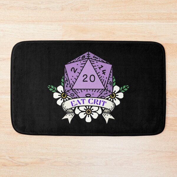 Item preview, Eat Crit Nat 20 TTRPG Dungeons & Dragons designed and sold by addie-plays.