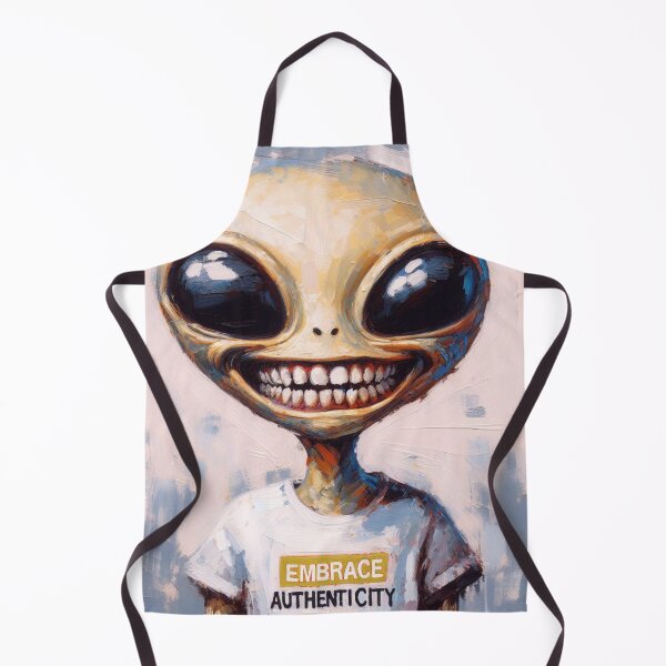 Item preview, A portrait of a cute authentic alien designed and sold by Andreja's shop.