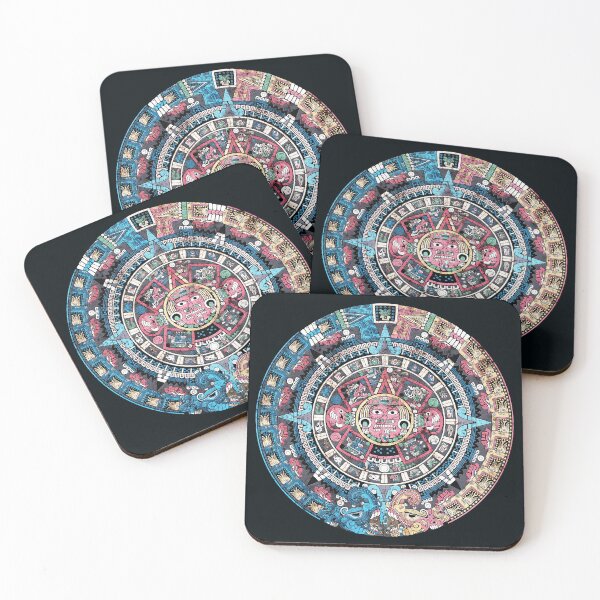 Item preview, Aztec Calendar Stone - Stressed Derna designed and sold by kernowerno.