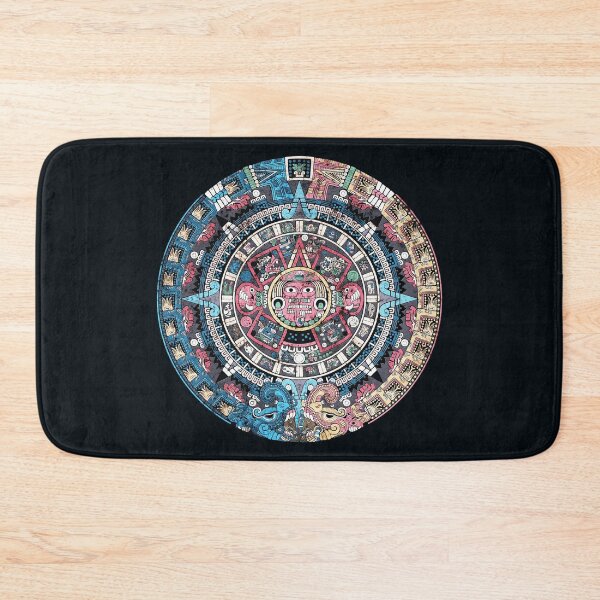 Item preview, Aztec Calendar Stone - Stressed Derna designed and sold by kernowerno.