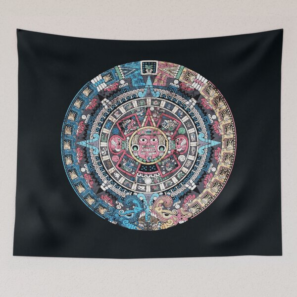 Item preview, Aztec Calendar Stone - Stressed Derna designed and sold by kernowerno.