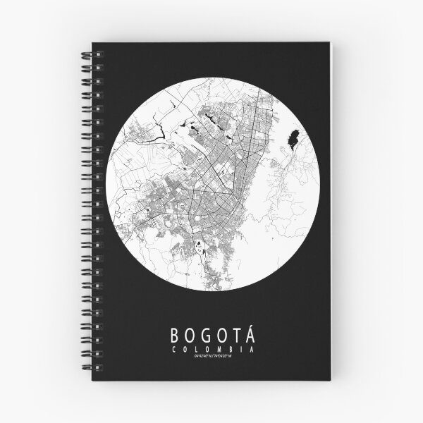 Item preview, Bogota City Map of Colombia - Full Moon designed and sold by deMAP.