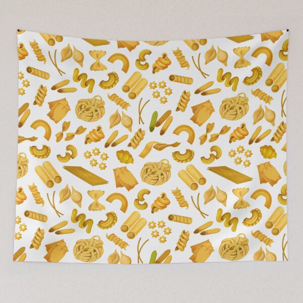 Item preview, Italian Pasta Pattern, spaghetti, penne, fusilli, rigatoni, farfalle, designed and sold by JAG2B.