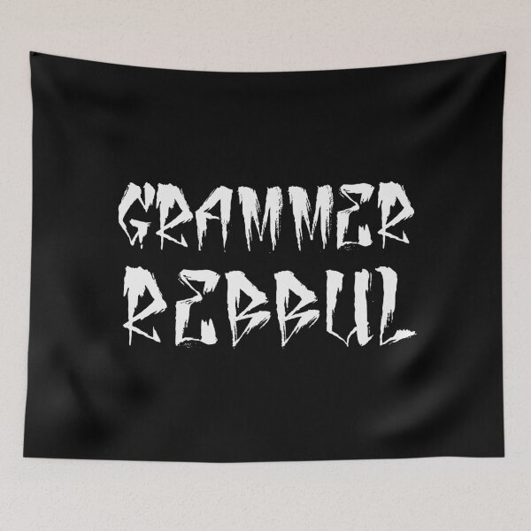 Item preview, Grammer rebbul (dark background) designed and sold by Jeeb-Arts.