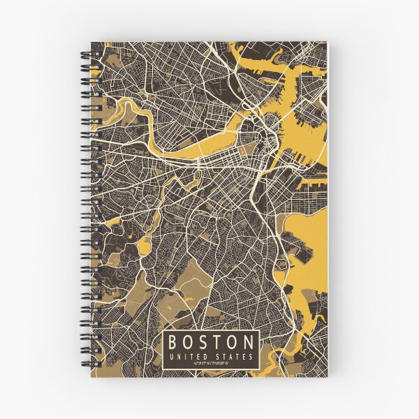 Item preview, Boston City Map of Massachusetts, USA - Pastel designed and sold by deMAP.